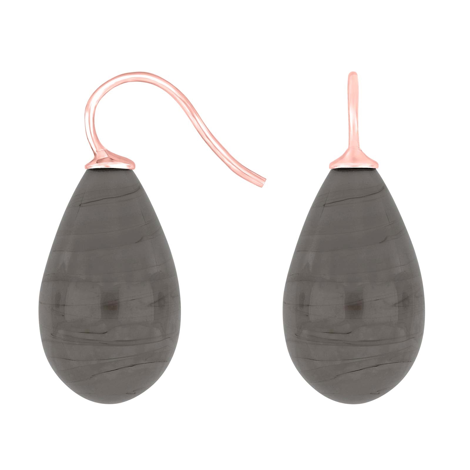 Rosévergoldet Ohrringe Mit Haken O1491