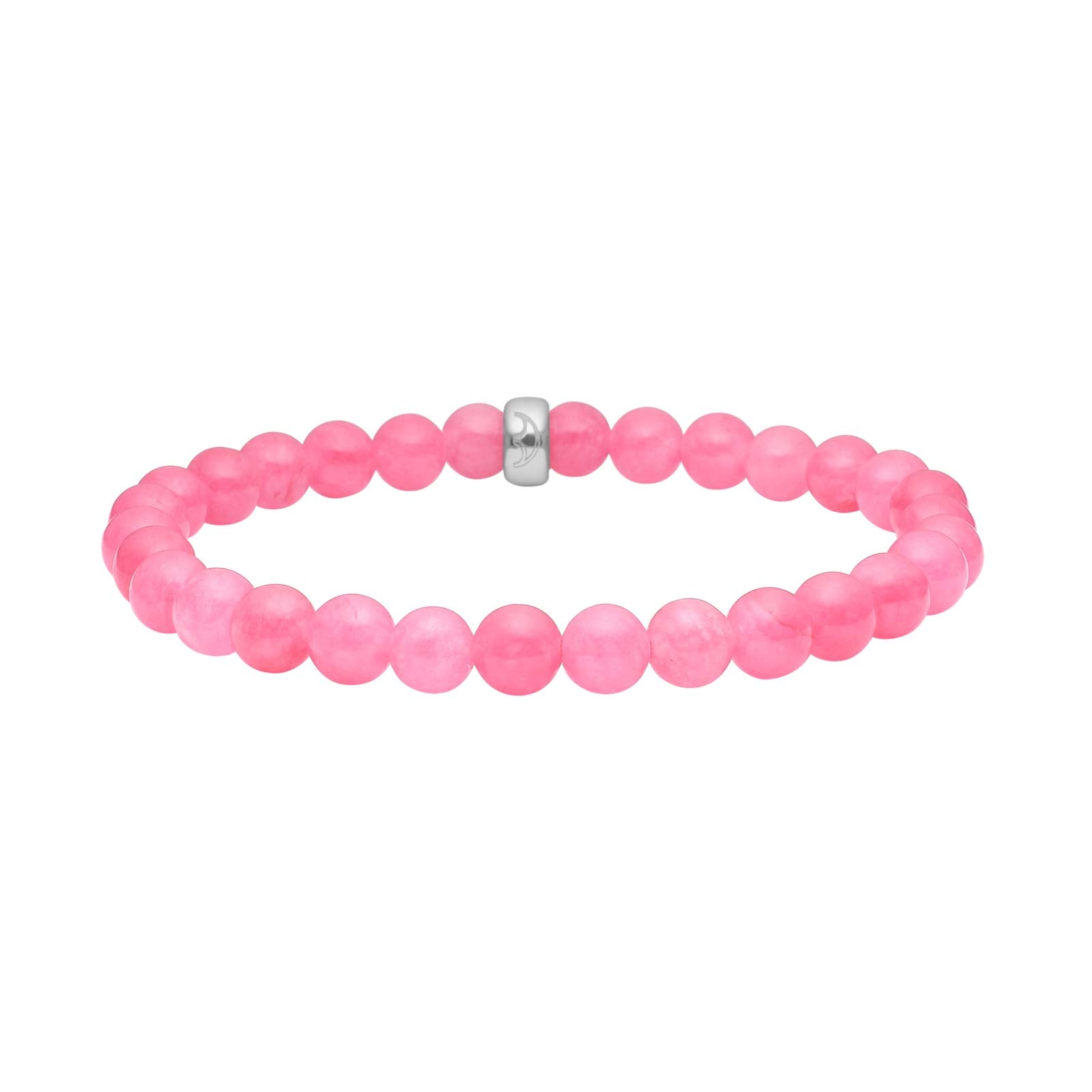 Rosa Schwammquarz 6mm Armband