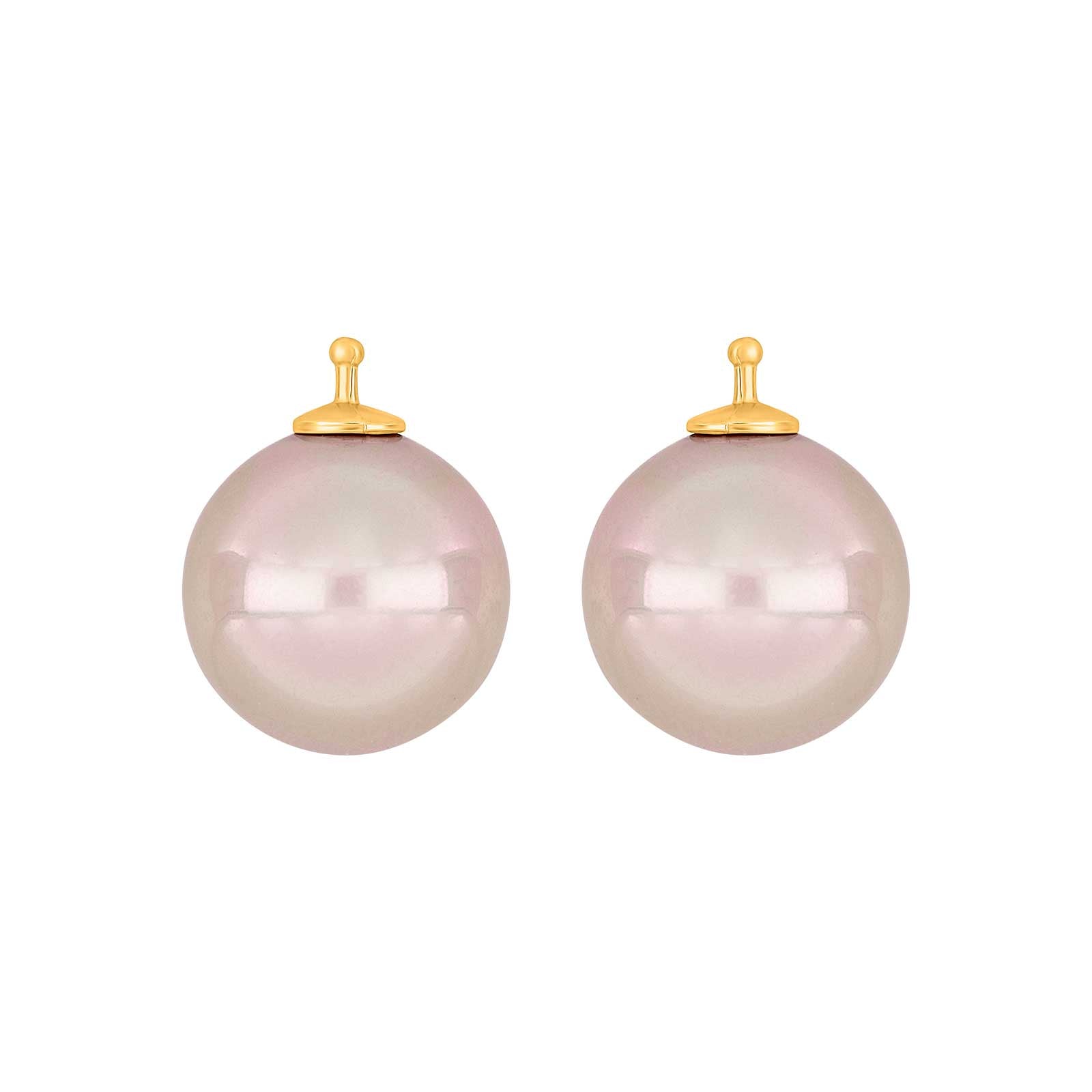 Vergoldet, System-einhänger, E51, 14x14mm, mallorquinisches Kleinod