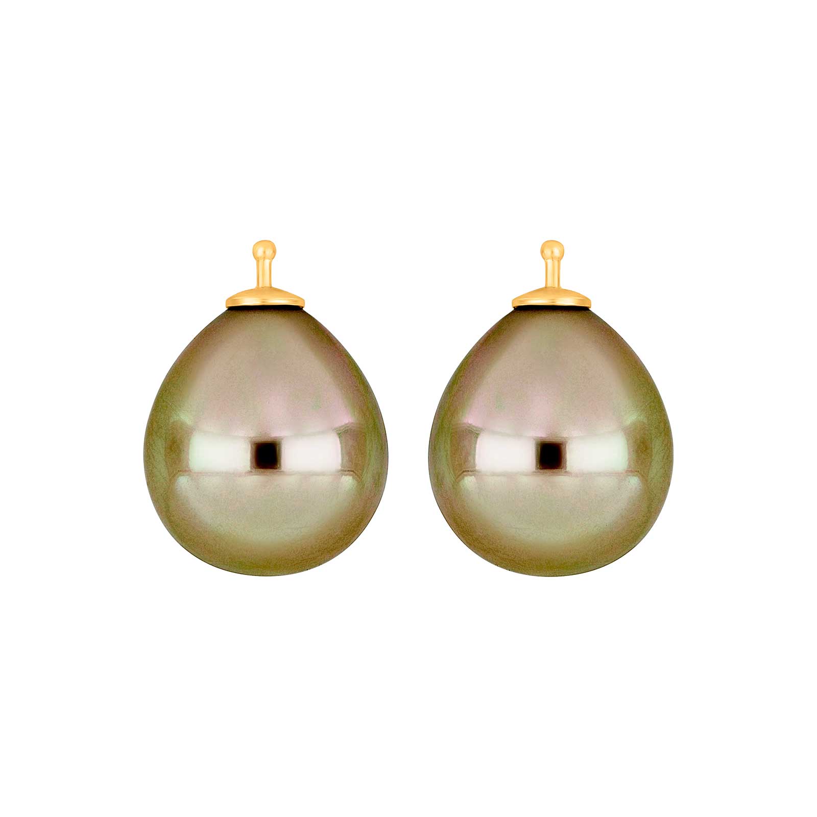 Vergoldet, System-einhänger, E10, 16x14mm, mallorquinisches Kleinod