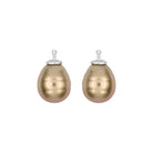 Rhodiniert, System-einhänger, E4, 12x10mm, mallorquinisches Kleinod