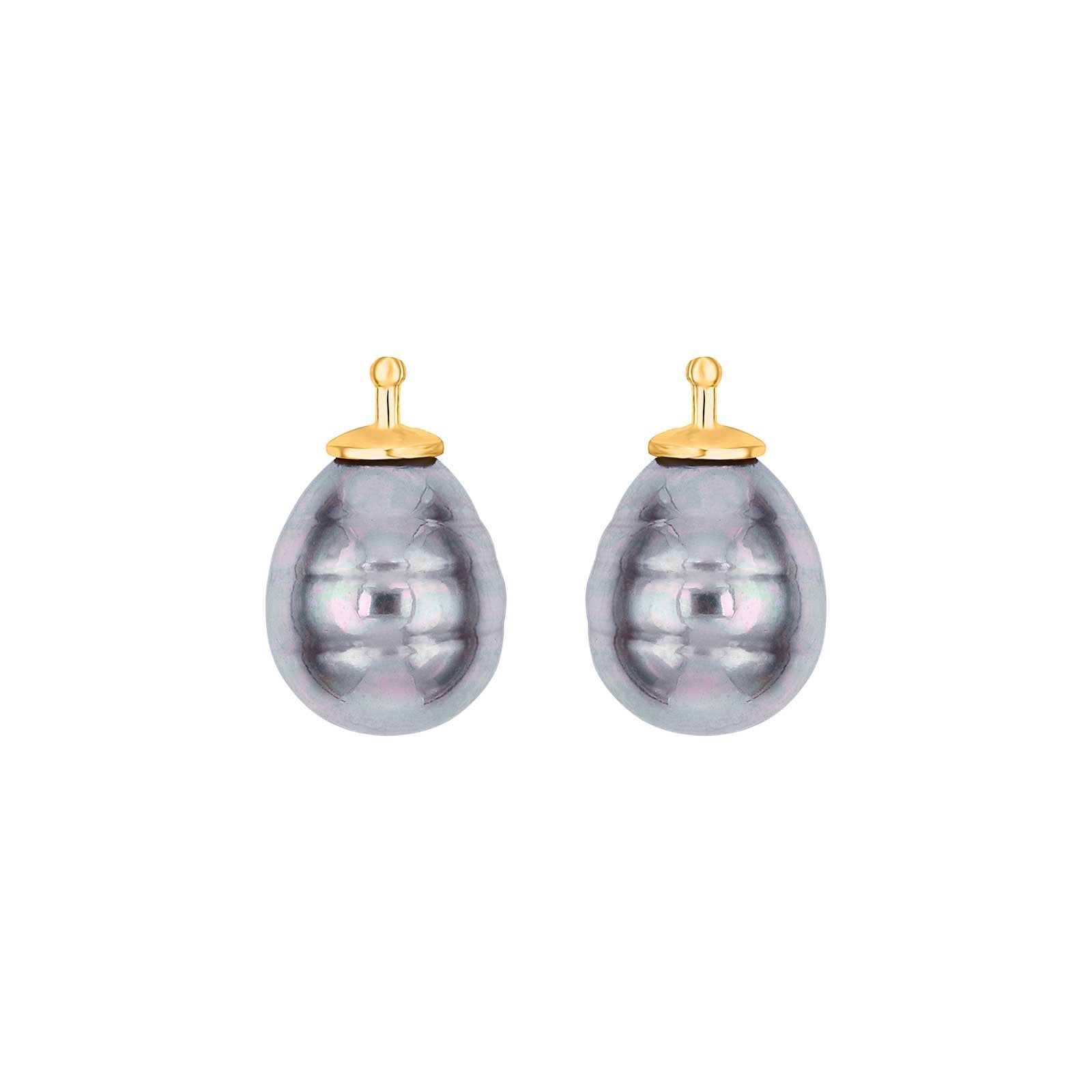 Vergoldet, System-einhänger, E4, 12x10mm, mallorquinisches Kleinod