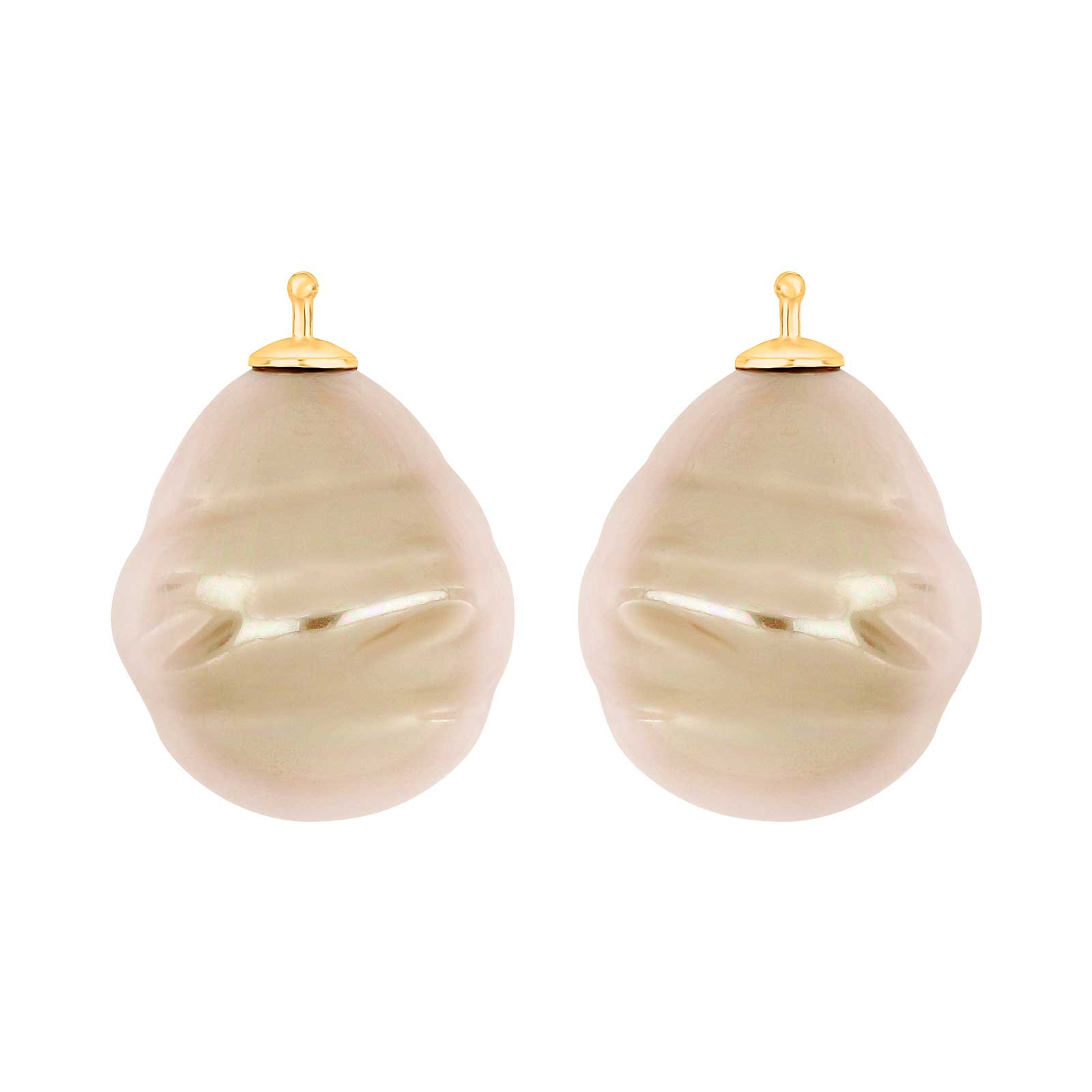 Vergoldet, System-einhänger, E13, 20x17mm, mallorquinisches Kleinod