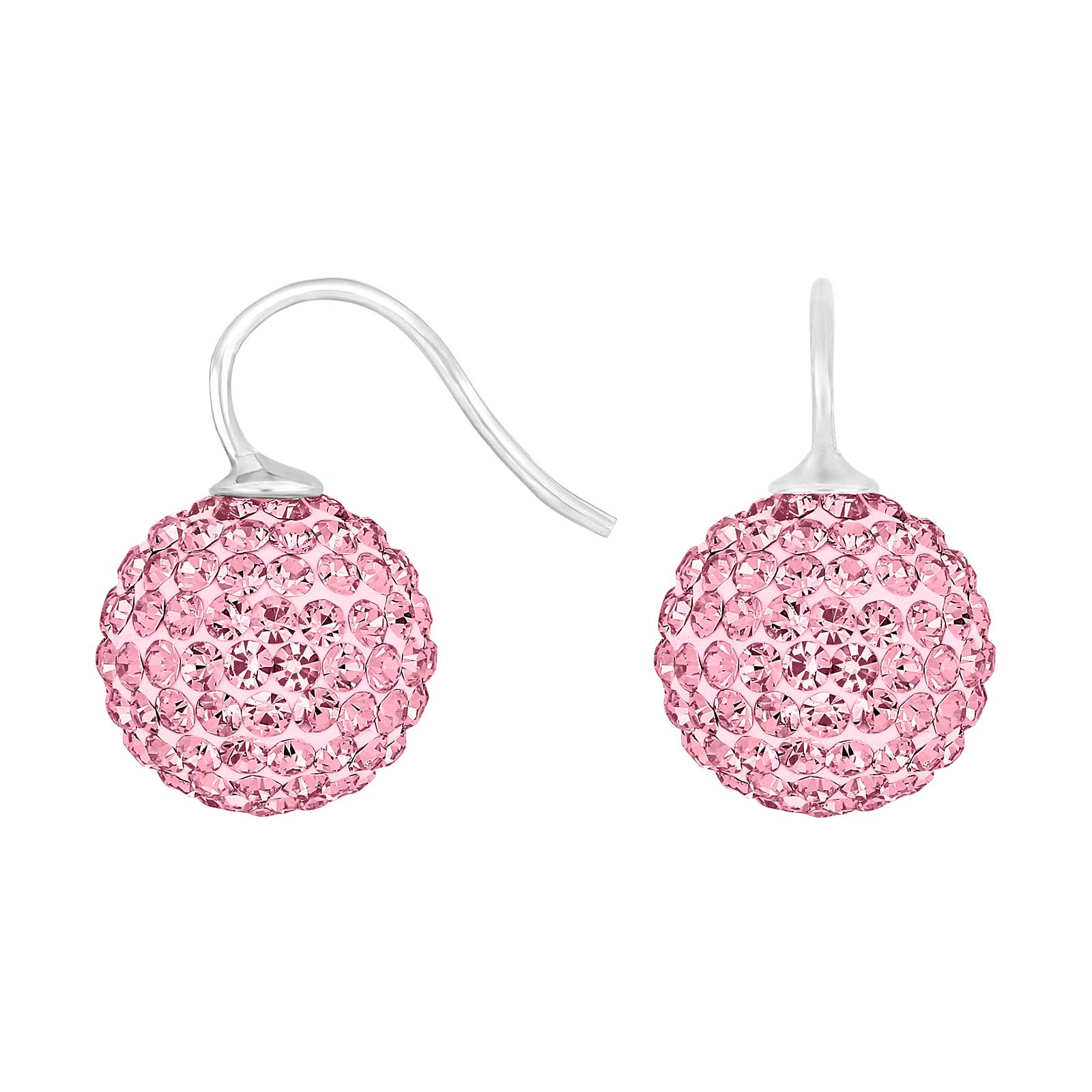 Rhodiniert, System-einhänger, O1465, 14x14mm, Syn Zirkonia, Kugel