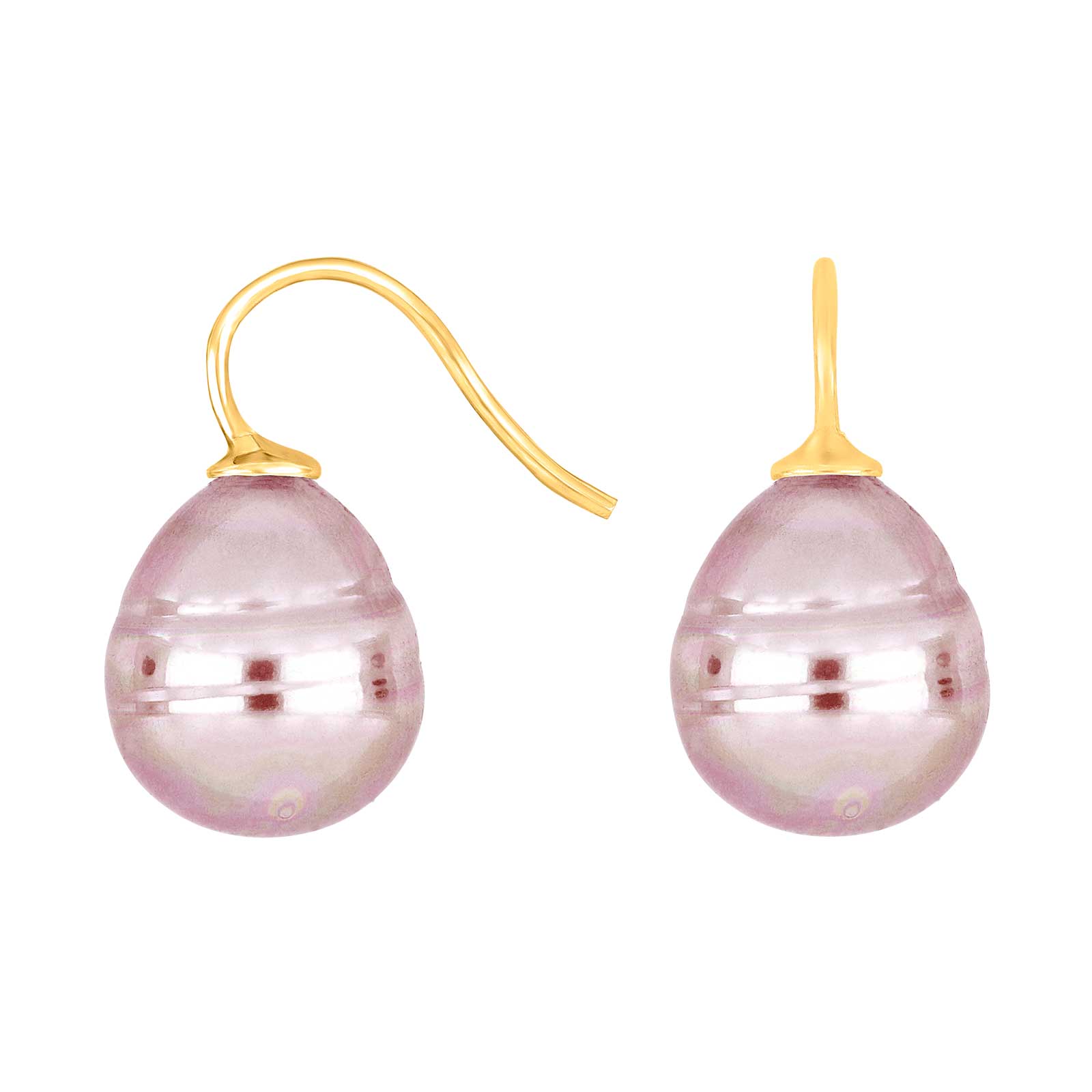 Vergoldet, System-einhänger, O1306, 16x13mm, mallorquinisches Kleinod