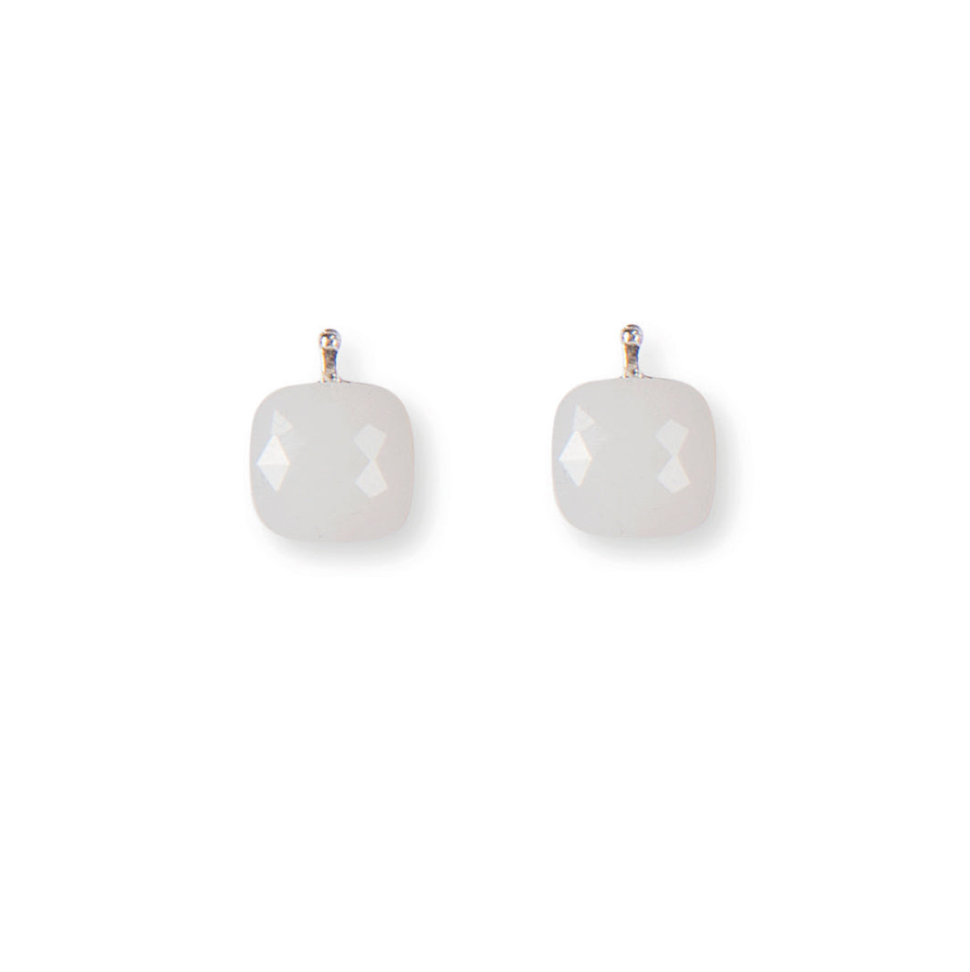 System-Einhänger E56, Paar, 10x10mm, facettiert